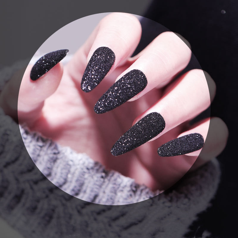 Nail Art Woolen Powder Starlight Black Gauze Sugar Powder Nail Art Accessories Nail Art Woolen Powder Starlight Black Gauze Sugar Powder Nail Art Accessories